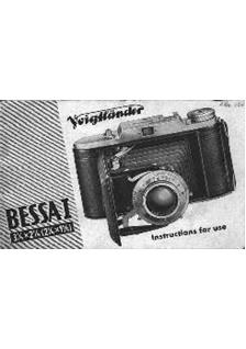 Voigtlander Bessa 1 manual. Camera Instructions.
